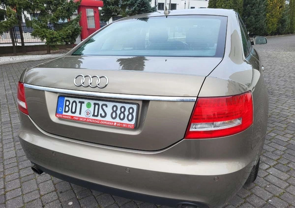 Audi A6 cena 23900 przebieg: 220000, rok produkcji 2008 z Gniew małe 436